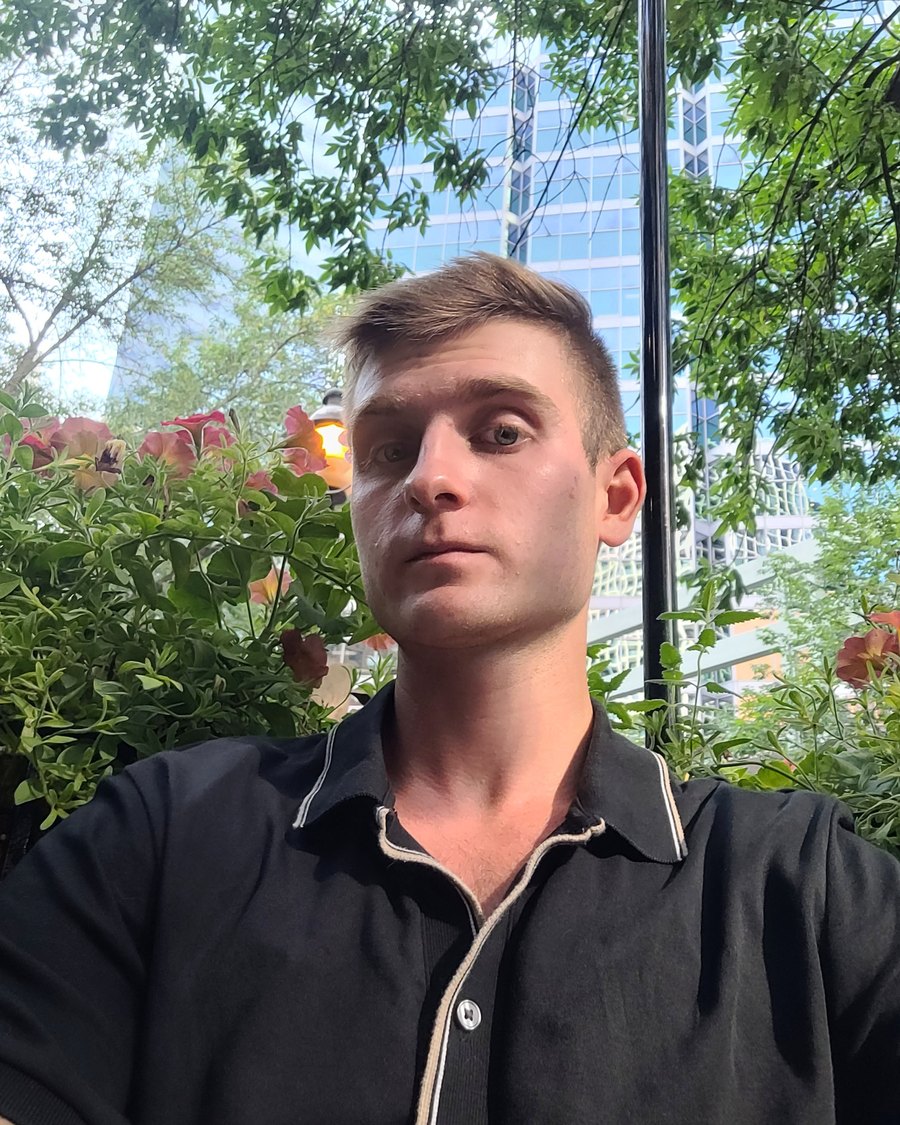 Dennis Ksendzov outside in downtown Toronto
