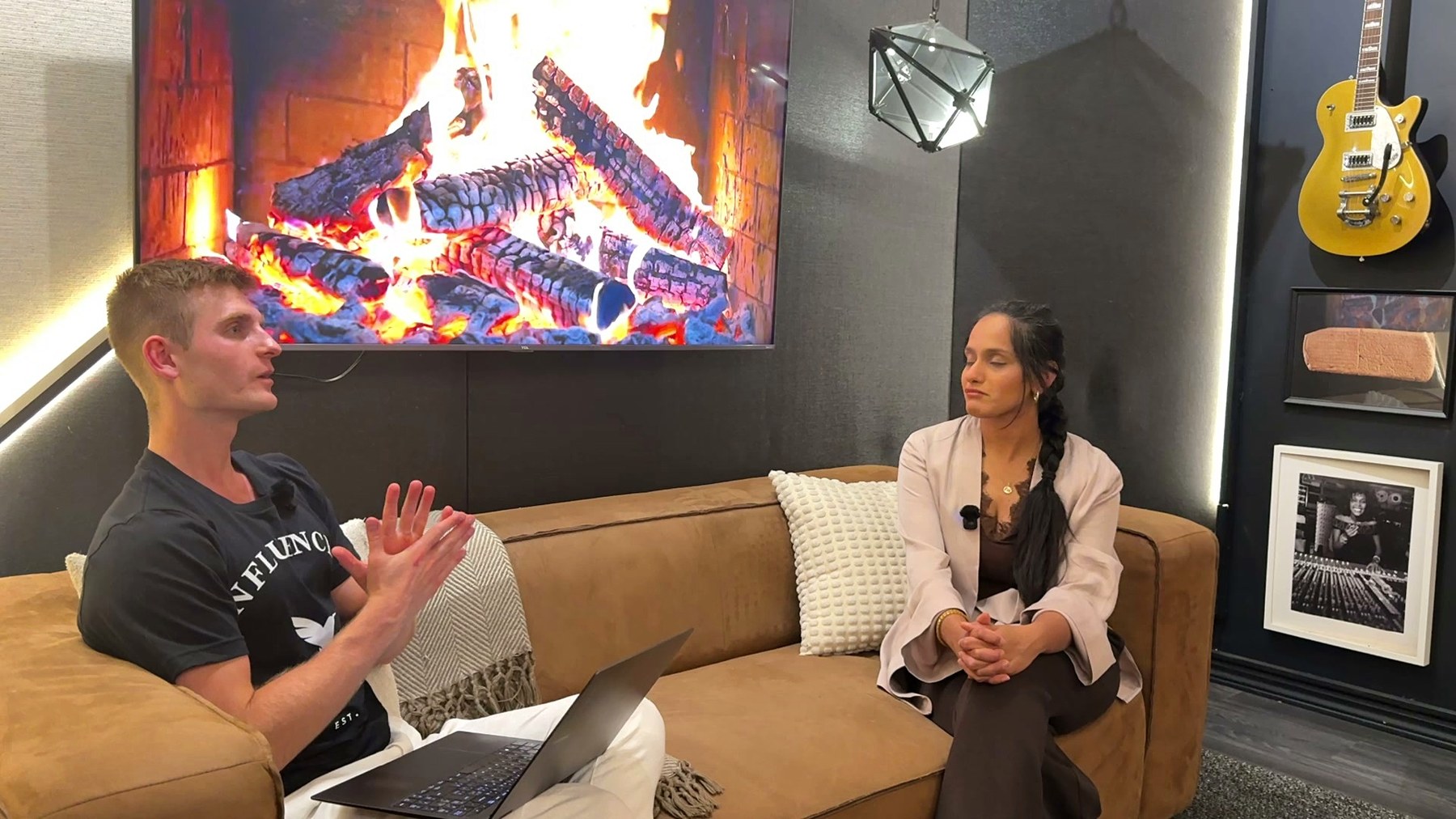 Dennis Ksendzov interviewing a guest on The Brand Growth Podcast